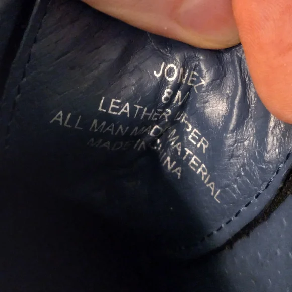 Steve Madden Men's "Jonez" Leather Lace Up Oxford Dress Shoe | US 8 - Picture 9 of 10